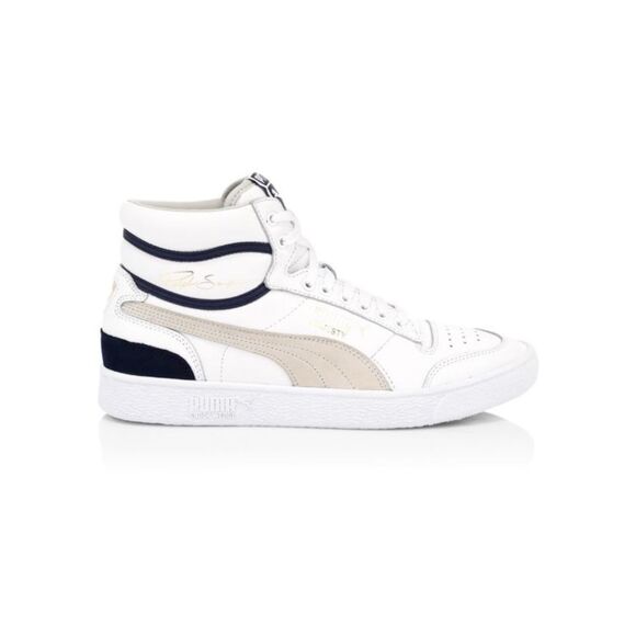 Puma Men's Ralph Sampson Leather Mid-Top Sneakers size 8 - Picture 1 of 12